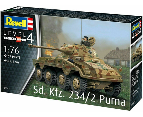 Sd. Kfz. 234/2 Puma - Escala 1/76 Revell 03288