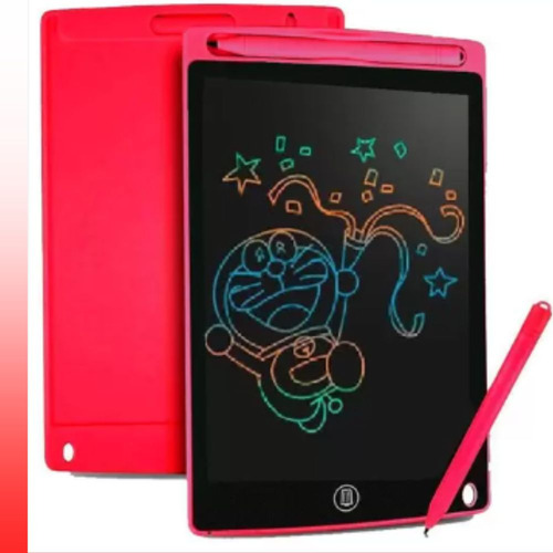Tablet Lousa Mágica Educativo Tela Lcd Escrever E Desenhar Cor Vermelho