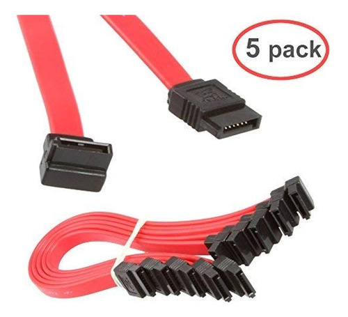 Lineso 9 Pulgadas Sata Iii 6.0 Gbps Cable 9 Pulgadas 5 Pack