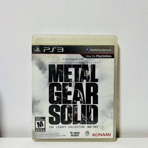 Jogo Metal Gear Solid The Legacy Collection Ps3 Físico Usado