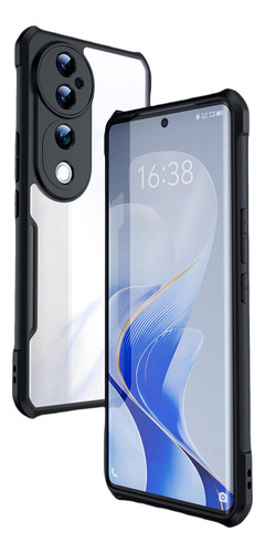 C Para Vivo V40 Soft Clear Frame + Funda Mica