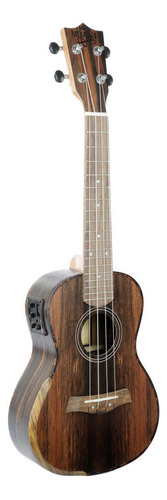 Ukulele Moani Mauna Concerto 23'' Ebony C/ Bag Ukeb-23eq