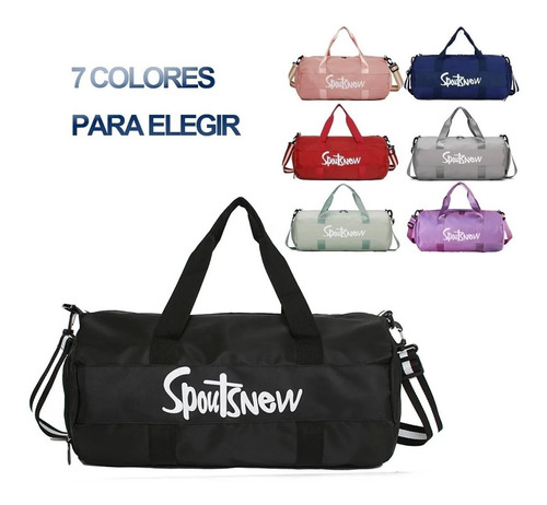 Bandolera Deportiva Gimnasio Viaje Mochila Fitness Multifunc