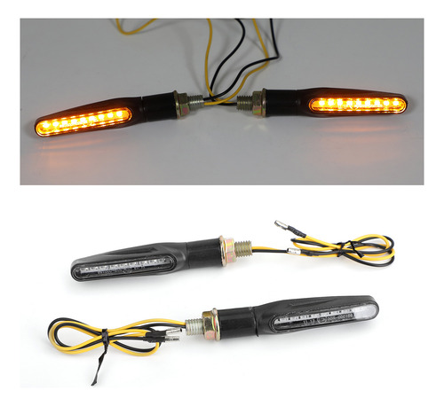 Luz Indicadora De Giro Para Moto, Scooter, Chopper Cafe Race