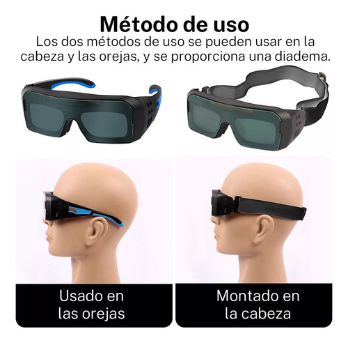 Gafas De Seguridad Para Soldar Con Oscurecimiento Automático