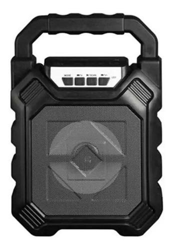 Parlante Bluetooth Karaoke Super Bass + Microfono 3.5mm  Black