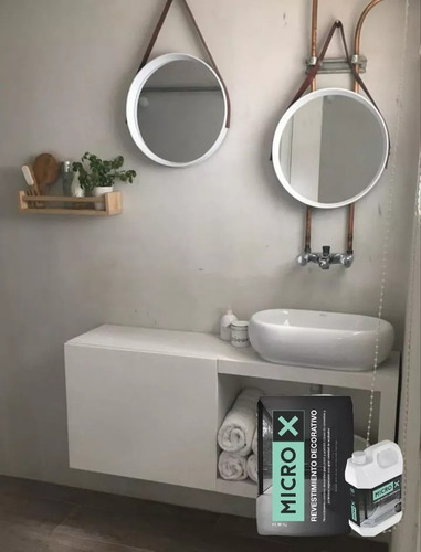 Microcemento Alisado X 30 Kg Blanco Hueso Entintable Blanco