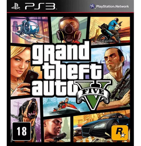 Game Grand Theft Auto V (gta 5) - Ps3