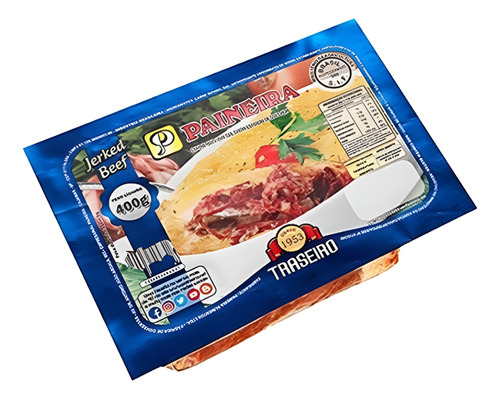 Kit 2 Unid Carne Seca Traseira Jerked Beef Paineira Pct 400g