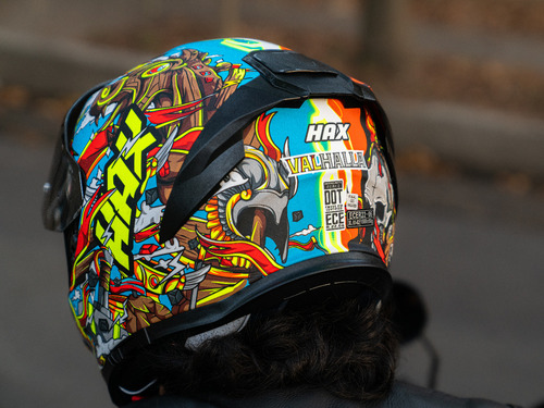 Hax Casco Integral Para Moto. Dot + Ece 06. Force Valhalla