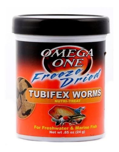 Tubifex Liofilizado 24gr Omega One - g a $912