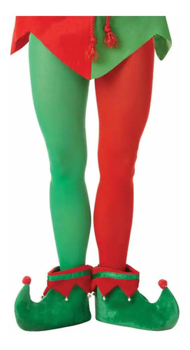 Imagen 1 de 3 de Medias Elfo Duende Ayudante De Santa Navidad