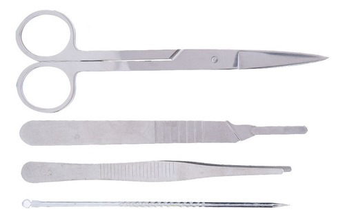 Ba Juego De 4 Pinzas De Disección, Tijeras Y Agujas