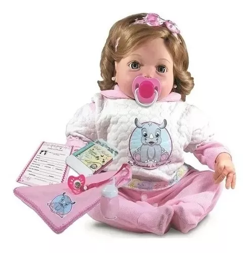 Boneca bebe reborn original yasmin baby dollls