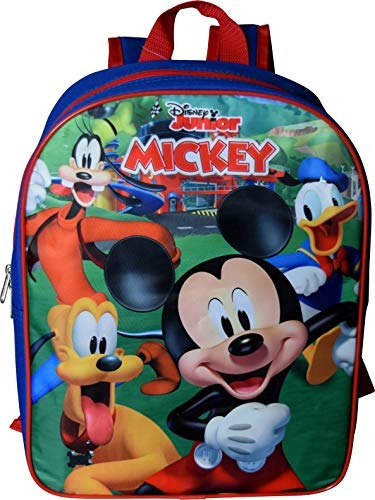 Mochila Mickey Mouse 15 (azul Real Y Rojo)