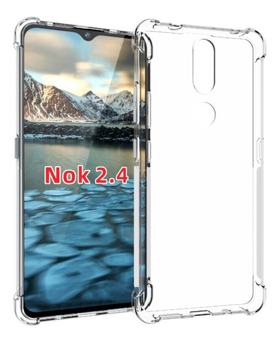 Funda Tpu Antishock Reforzada Para Nokia 2.4 24m + Templado