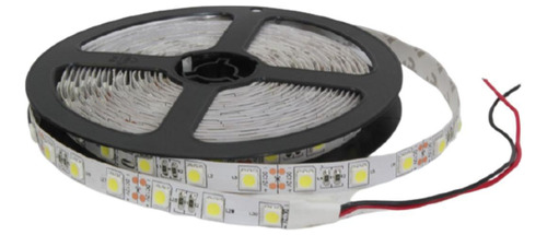Tira LED 2835 Smd 60 LED de 5 metros, 12 V, Ip20, 2700 K, color blanco cálido