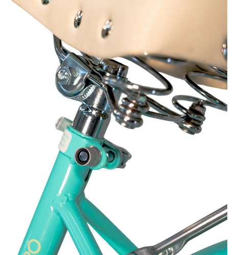 Bicicleta Infantil Feminina Clássica Retrô Aro 16 C/rodinhas Azul 16