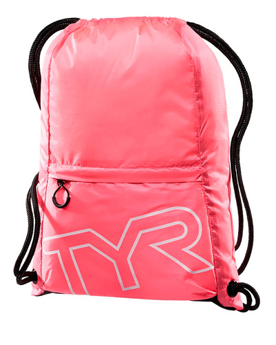 Mochila Con Cordón Atletismo Tyr 13l Uso Liviano Rosado