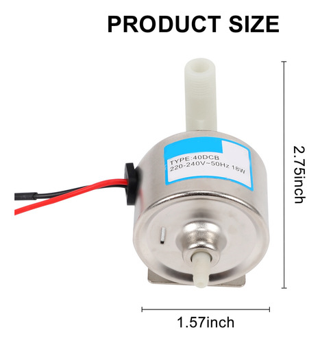 Máquina De Niebla Con Bomba De Aceite 40dcb, 18 W, 900 W, Ac