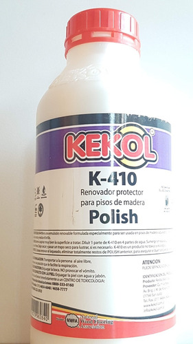 Imagen 2 de 4 de Renovador Pisos De Madera Kekol K-410 X 1l