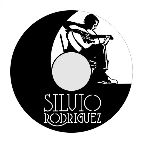 Reloj En Disco De Vinilo Silvio Rodríguez 