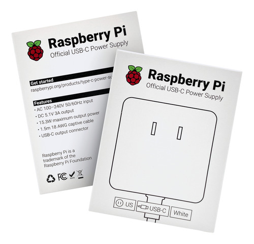 Cargador Eliminador Raspberry Pi 5v 3a 15w Tipo C Original