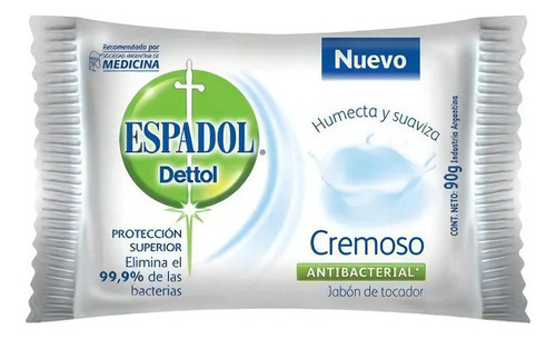 Jabón en barra Espadol Dettol Cremoso 90 g