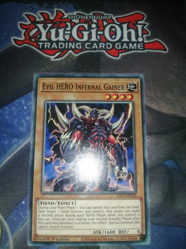 Evil Hero Infernal Gainer Yu-gi-oh! Original Konami