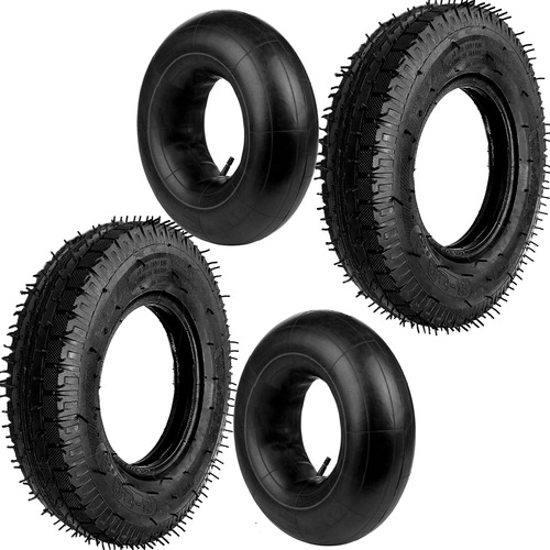 Par Pneu Universal 4.00-8 Com Câmaras 2 Pneus 2pc