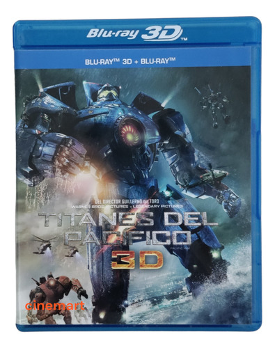 Titanes Del Pacifico Pelicula Bluray3d + Bluray + Dvd