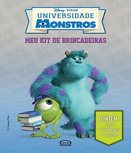 Livro Universidade Monstros - Meu Kit De Brincadeiras, De Disney. Editora Vergara & Riba, Edição 1 Em Português