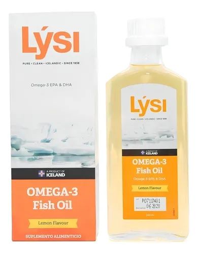 comprar Lysi Aceite De Pescado Omega 3 Epa Y Dha 240 Ml Sabor Lemon
