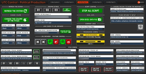 Pacote Utc - Câmara De Vereadores Para Vmix