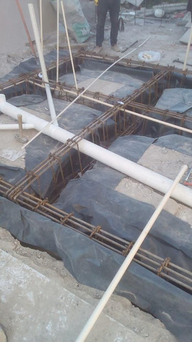 Hule Negro Para Construcción Calibre 1000 De 6m X 10m De 1a