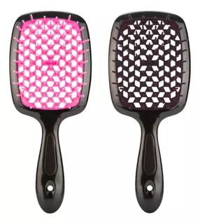 Escova De Cabelo Detangler De 2 Peças Massage Vented Detangl