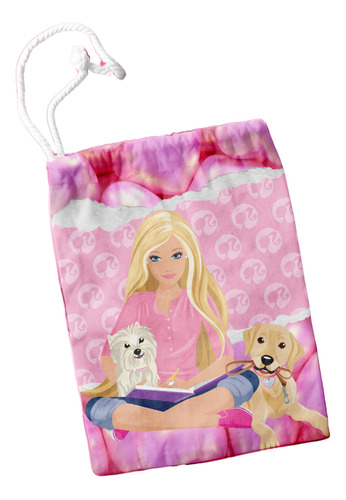 Bolsitas Golosineras Tela Barbie Personalizables X43