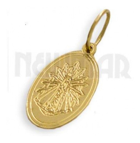 Conjunto Oro 18k Cadena + Medalla Virgen Guadalupe O Lujan 