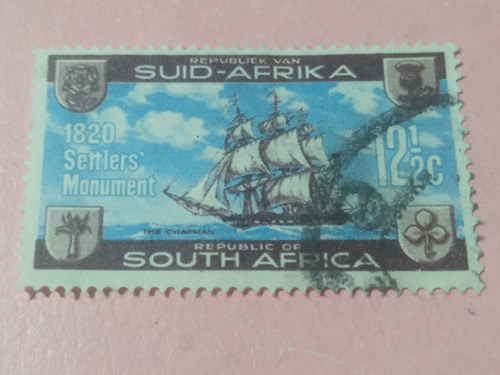 Sud Africa Sudáfrica Estampilla 1962 Yvert 264 Barco 