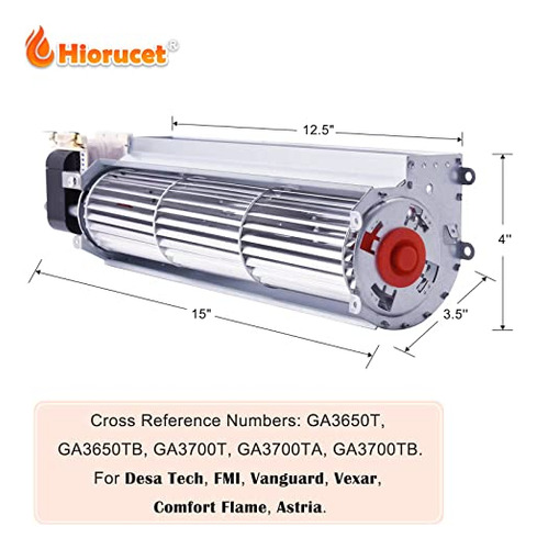 Chimenea Hiorucet Bk Bkt Ga3650t Ga3650tb Ga3700t Ga3700ta