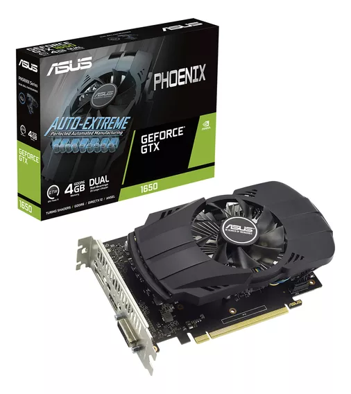 Placa De Video Gamer Geforce Gtx 1650 4gb D6 Asus Phoenix Pc