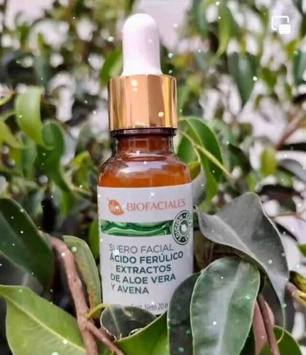 Suero Facial Ácido Ferulico + Extractos De Aloe Vera Y Avena Momento de aplicación Día/Noche Tipo de piel Todo tipo de piel