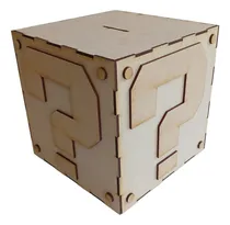 Comprar 10 Alcancías Cubo Mario Bros Mdf 15 X 15 X 15 Cm Dulcero
