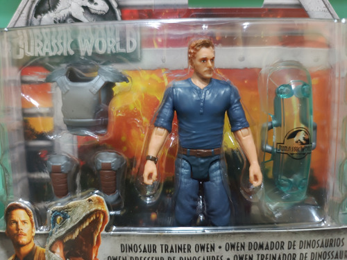 Owen Domador De Dinosaurios Jurassic World Mattel (Usado)