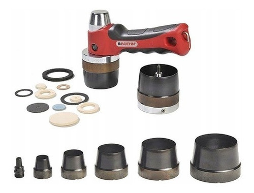 Conjunto de sacabocados de 2-50 mm. Boehm (jlb250pa), Kukko