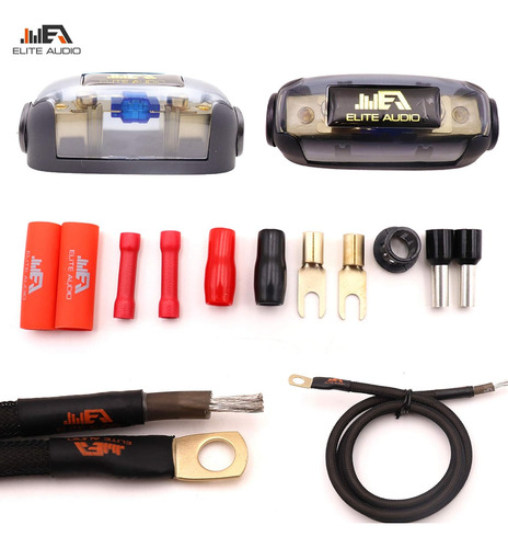 Kit Amplificador De Audio Elite Ea-prok8 Pro Calibre 8