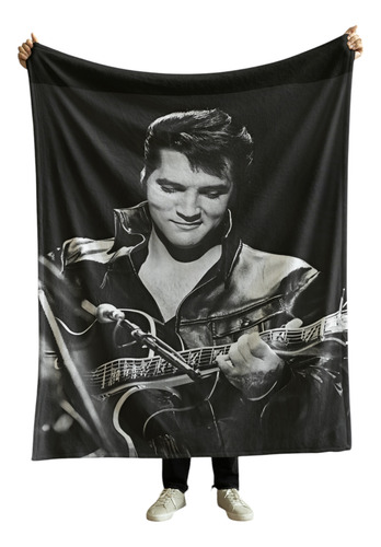 Cobija Frazada Manta Suave Yo Soy La Loca De Los Perros Elvis Presley Frazada Ligera 110x160cm