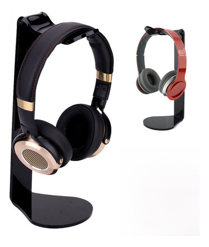 Pantalla De Auriculares Soporte De Auriculares Puger Negro