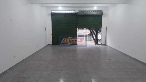 Salão Para Alugar, 74 M² Por R$ 1.500/mês - Jardim São Domingos - Guarulhos/sp - Cód. Sl0592 - Ai14133