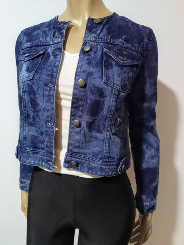 Forever21 Campera De Jean Dos Usos Impecable Talle S 4 Bolsi